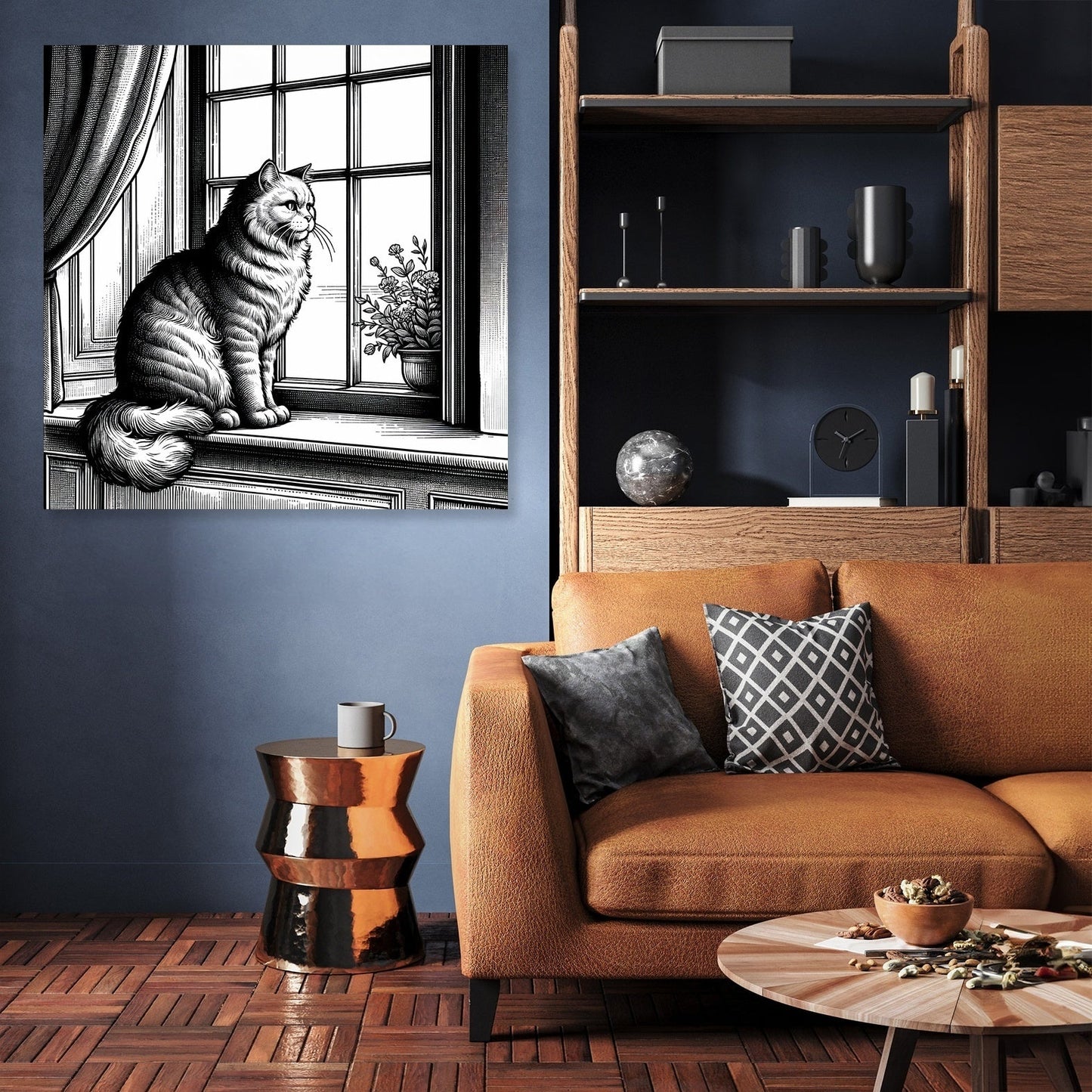 Elegant Gaze Canvas