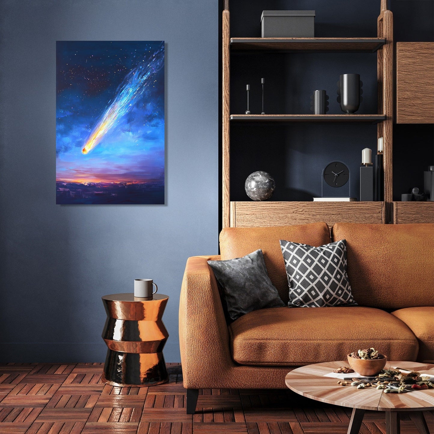 Celestial Dream Comet Canvas