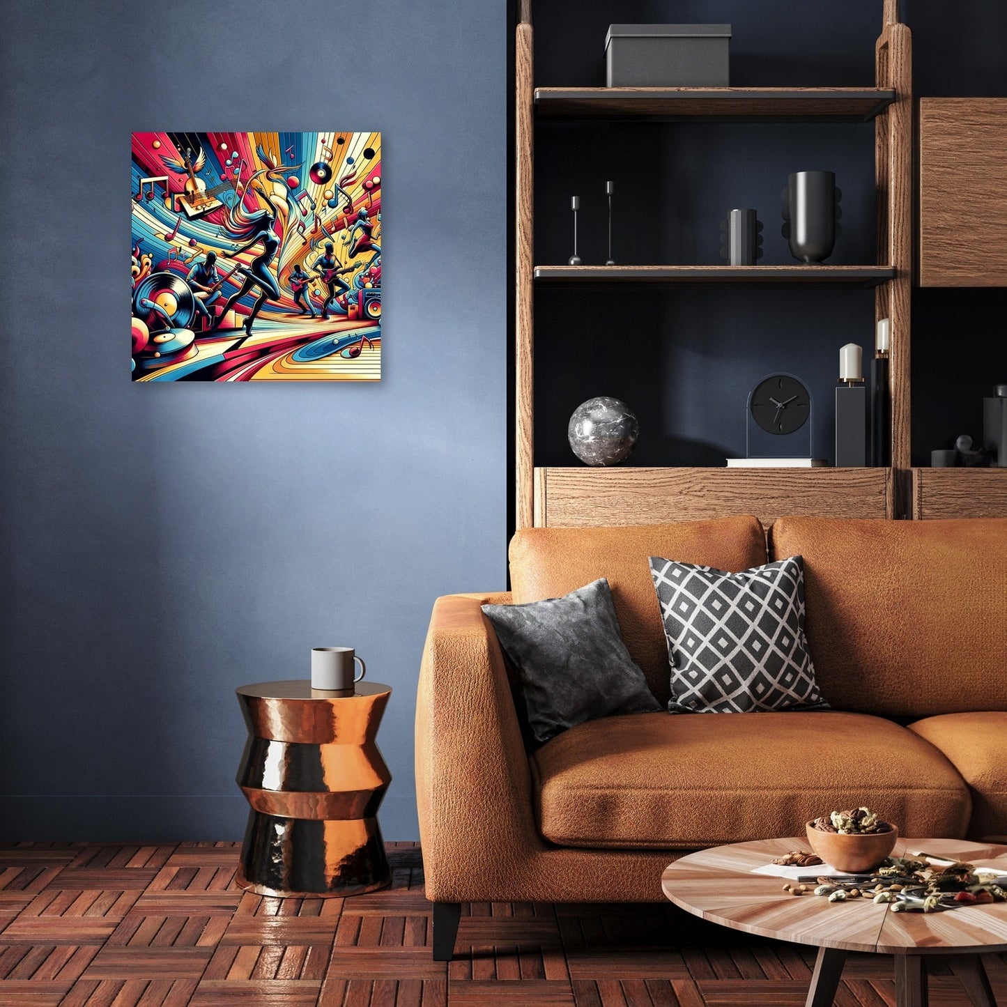 Rhythmic Pop Art Extravaganza Canvas
