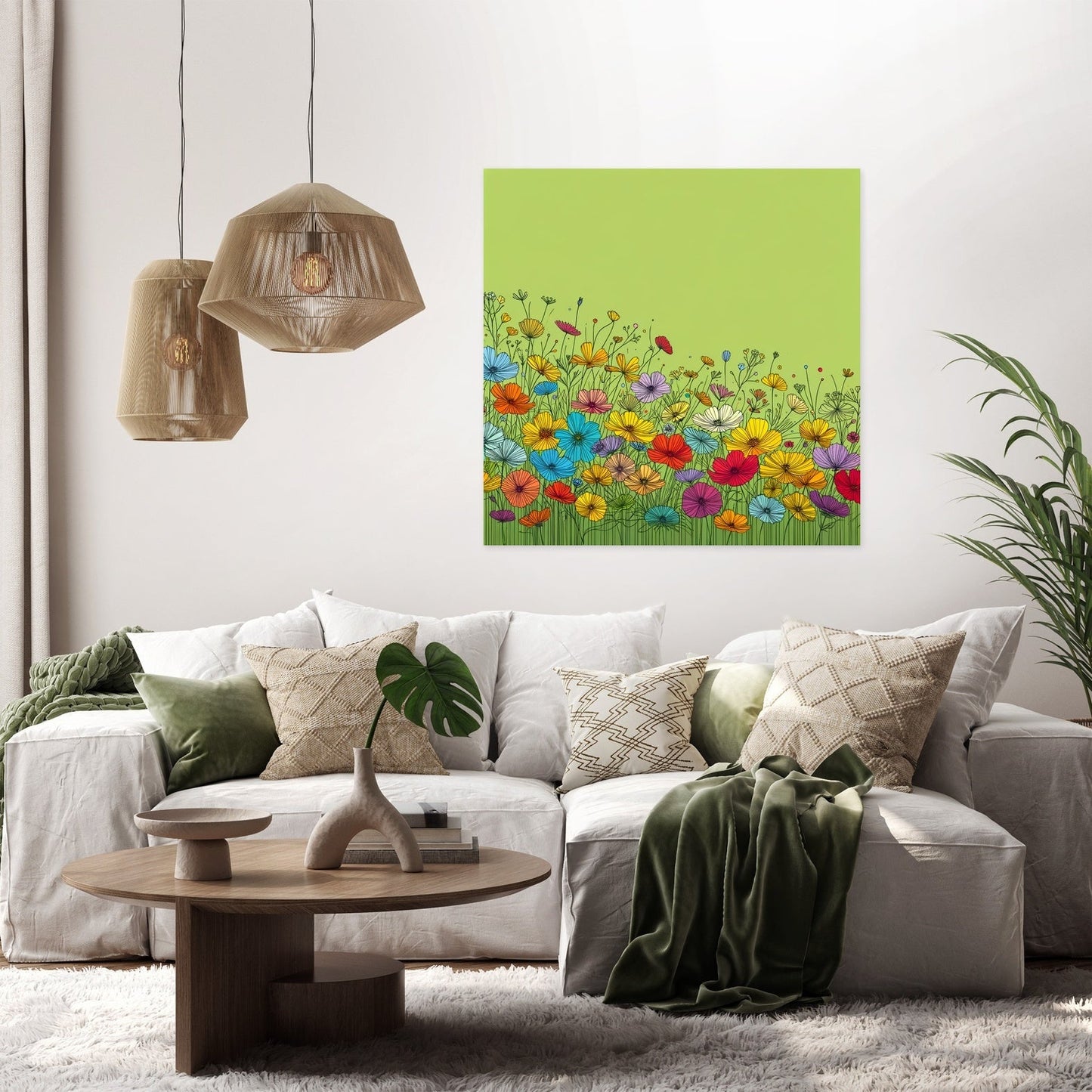 Spring Awakening in Colorful Canvas
