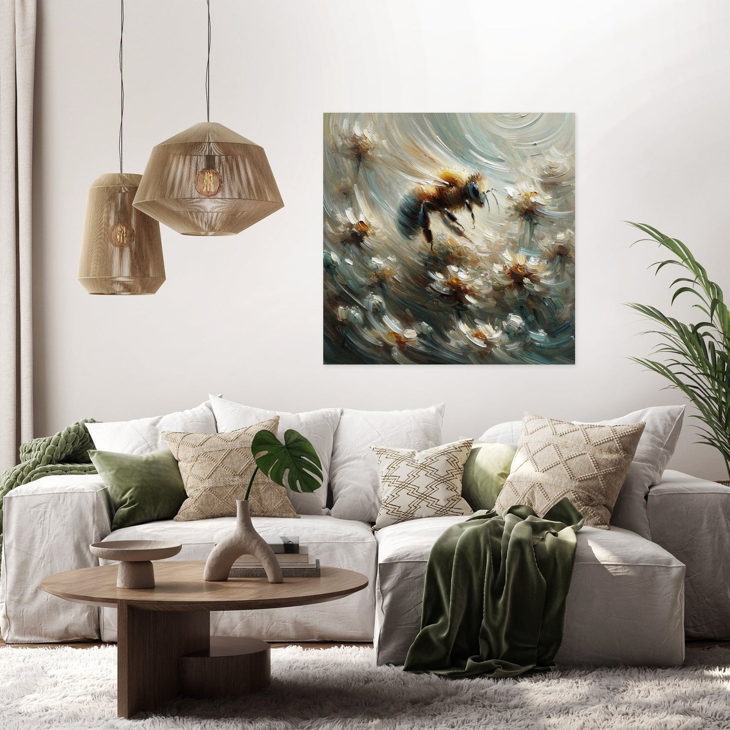 Whirlwind Dance Bee Canvas
