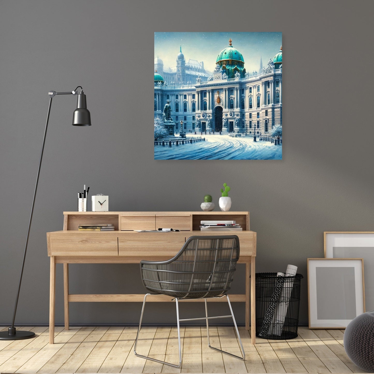 Vienna Winter at Hofburg Canvas
