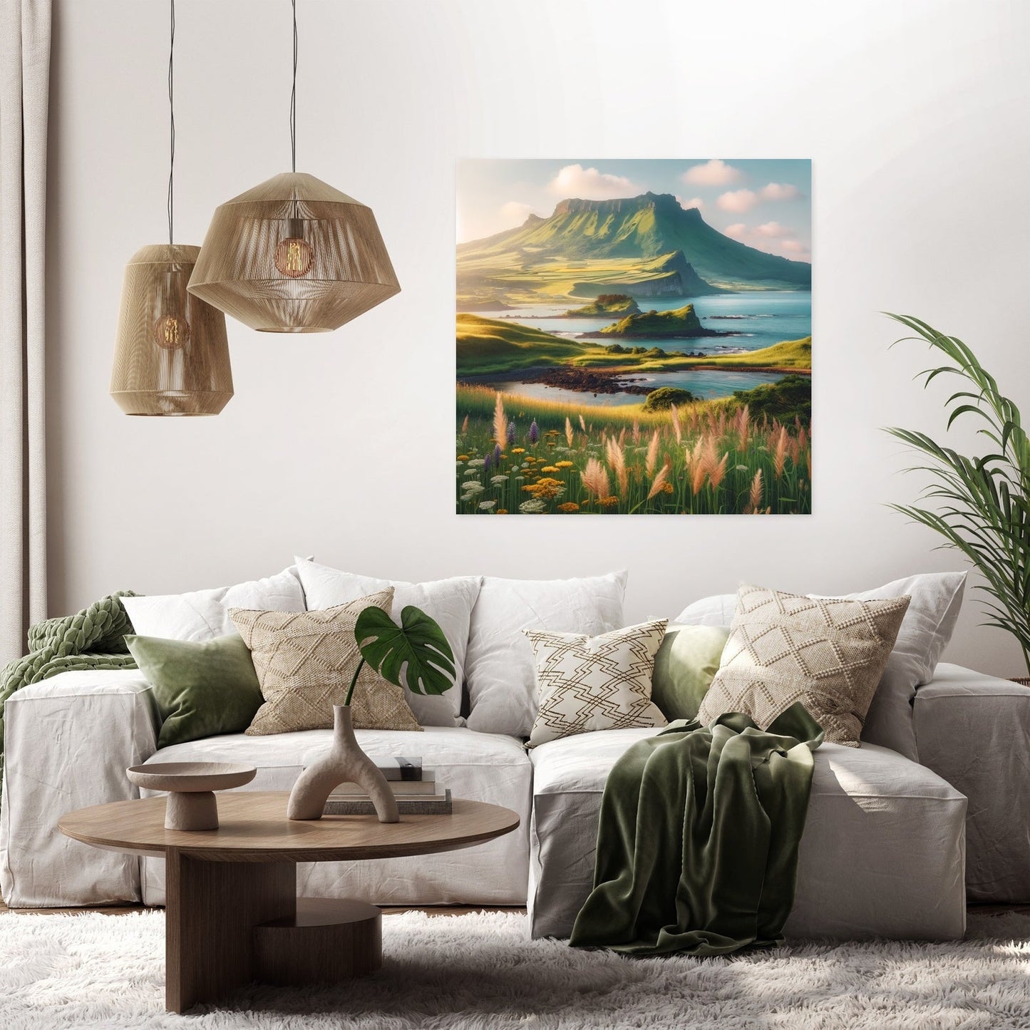 Jeju Island Serenity Canvas