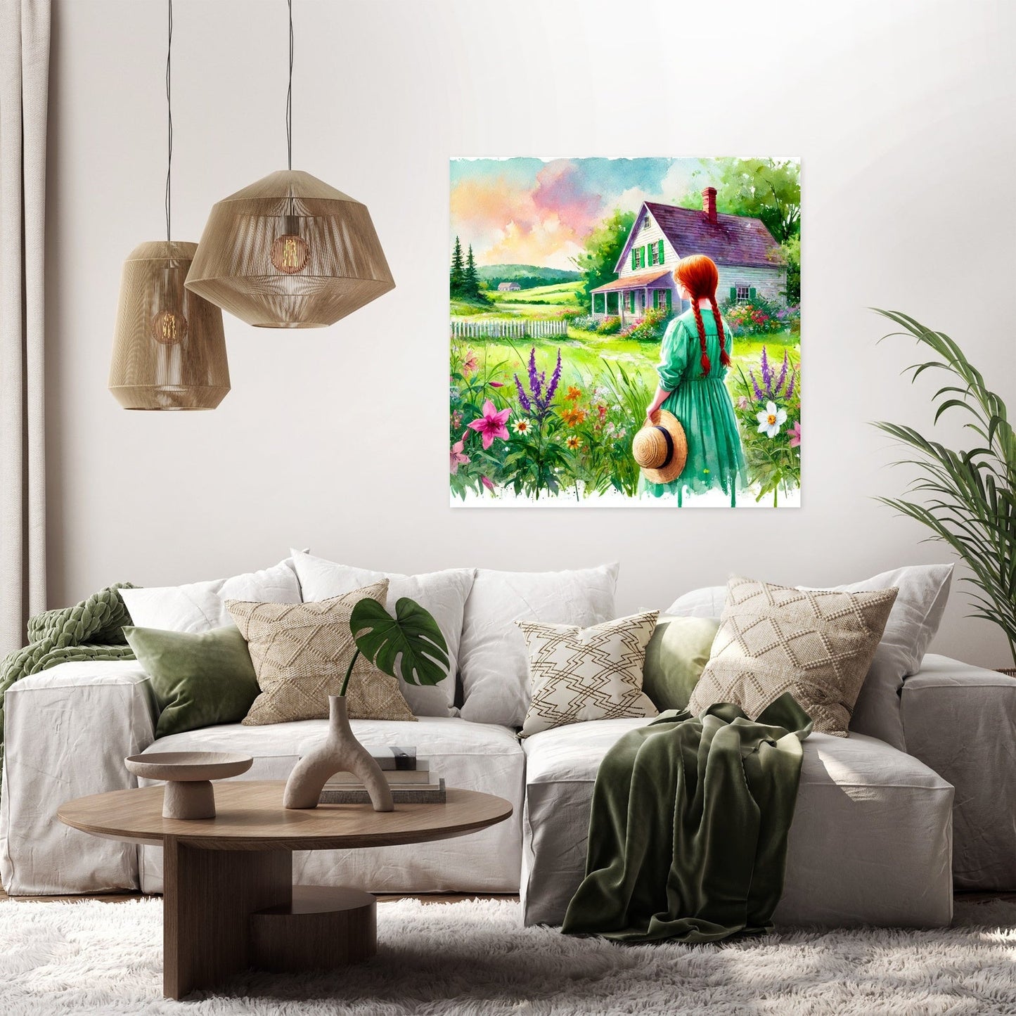 Anne's Dreamy Countryside Canvas