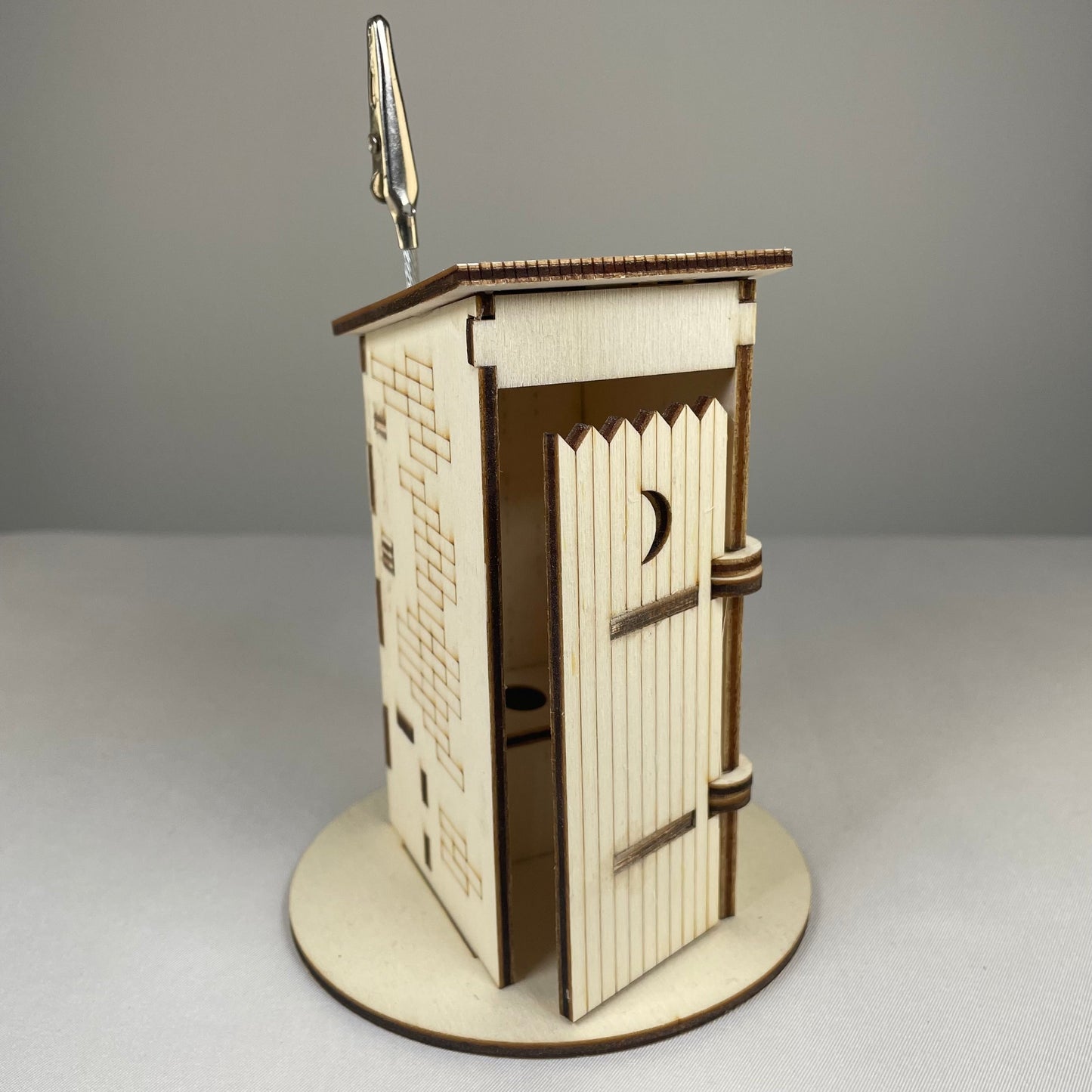 Outhouse WC Toilet - Pre-Built Model by Curious Rabbit ®