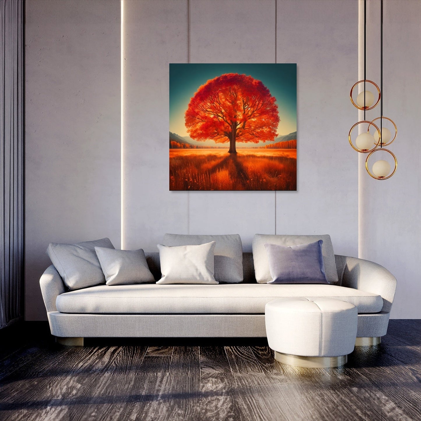 Autumn Solitude Canvas