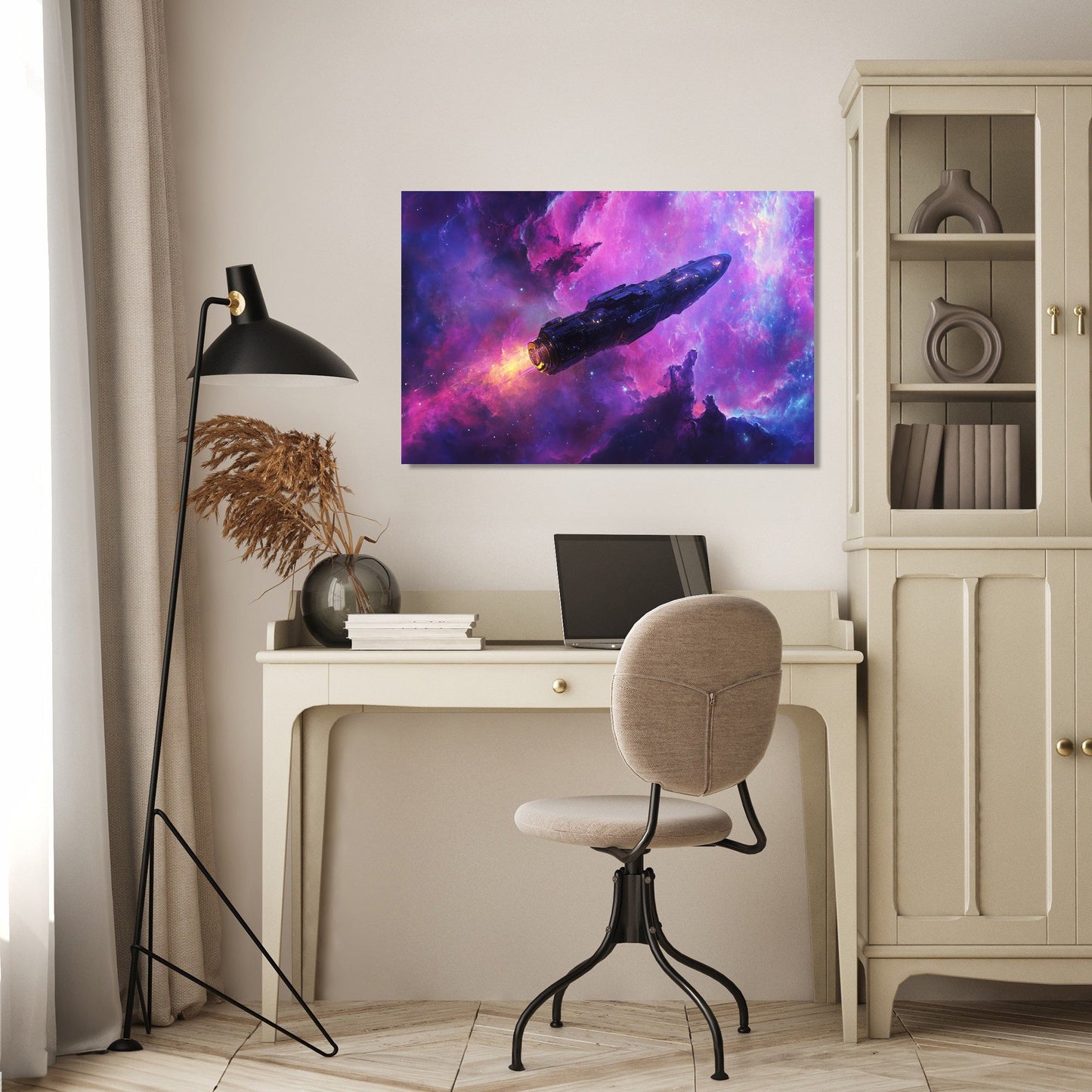 Escape Capsule Nebula Canvas