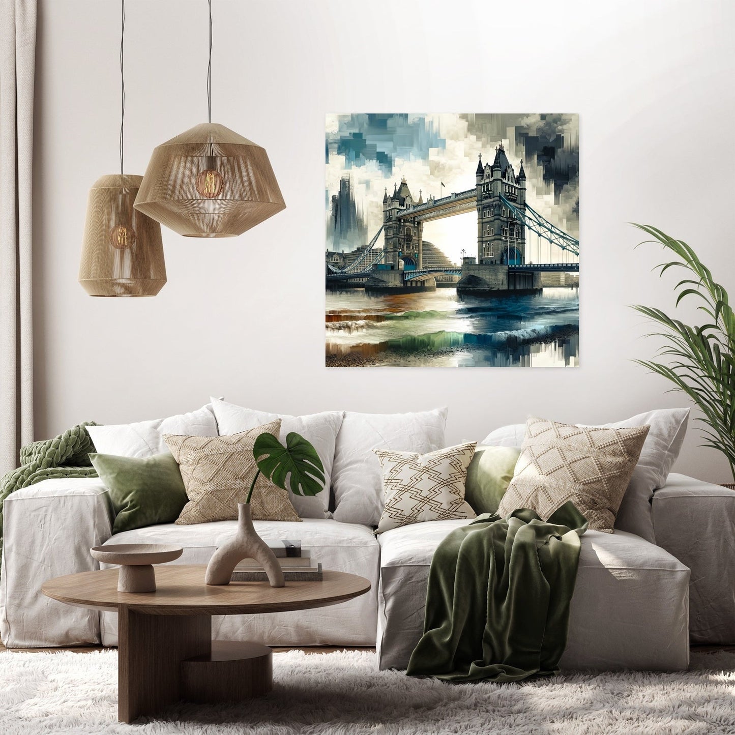 London Thames Archway Canvas