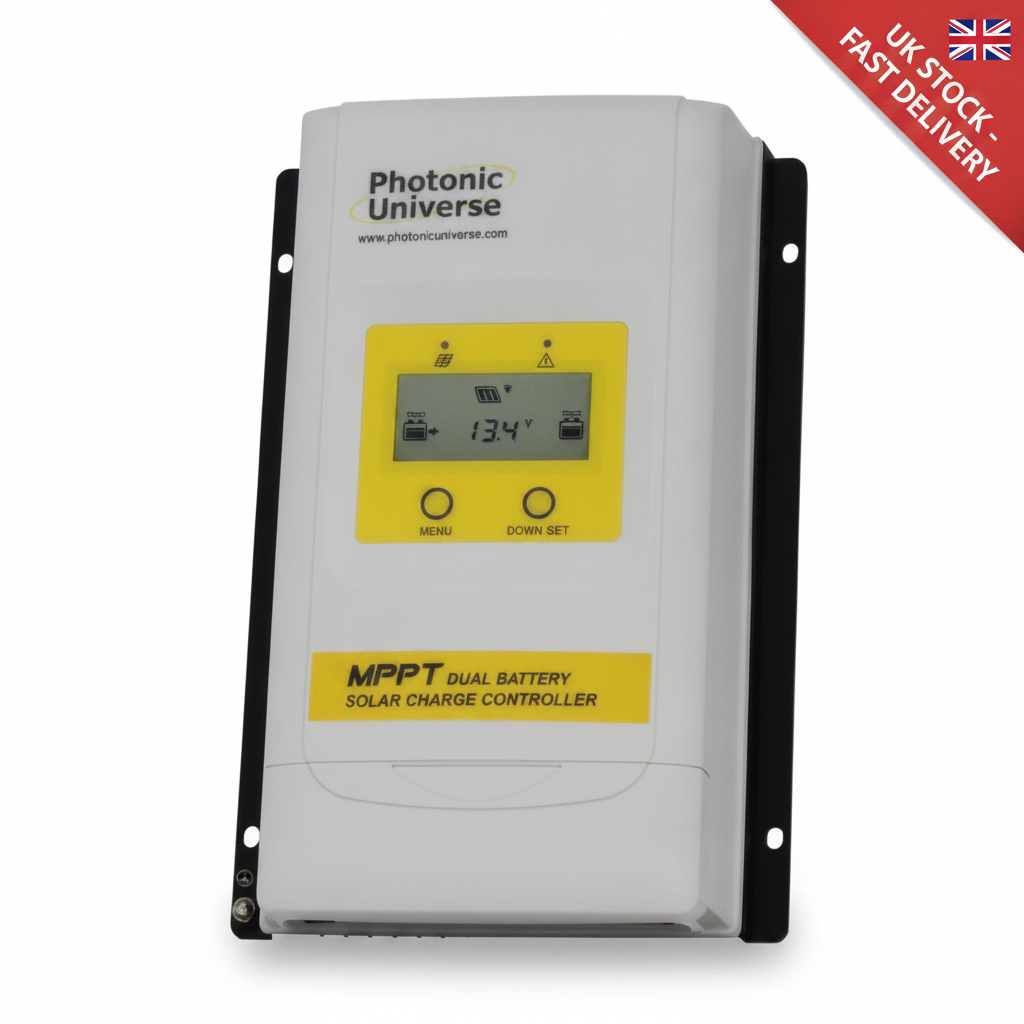 High efficiency 30A dual battery MPPT Dual Battery Charging