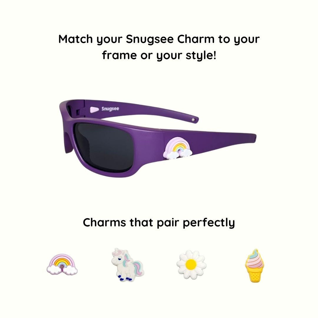 Plum Purple Kids Sunglasses | Polarised Lens | Classic Fit | 3-5 Years