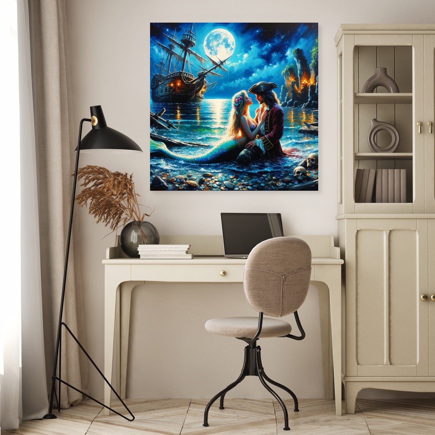 Moonlit Cove Rendezvous Canvas