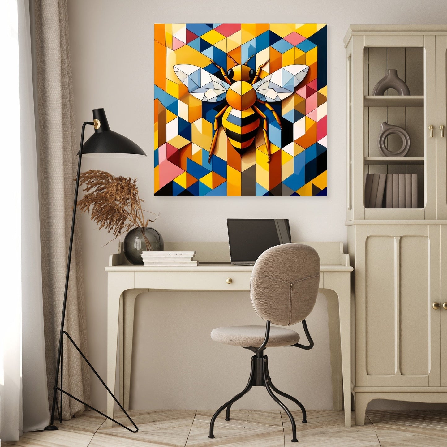 Harmony of the Hive Bee Canvas