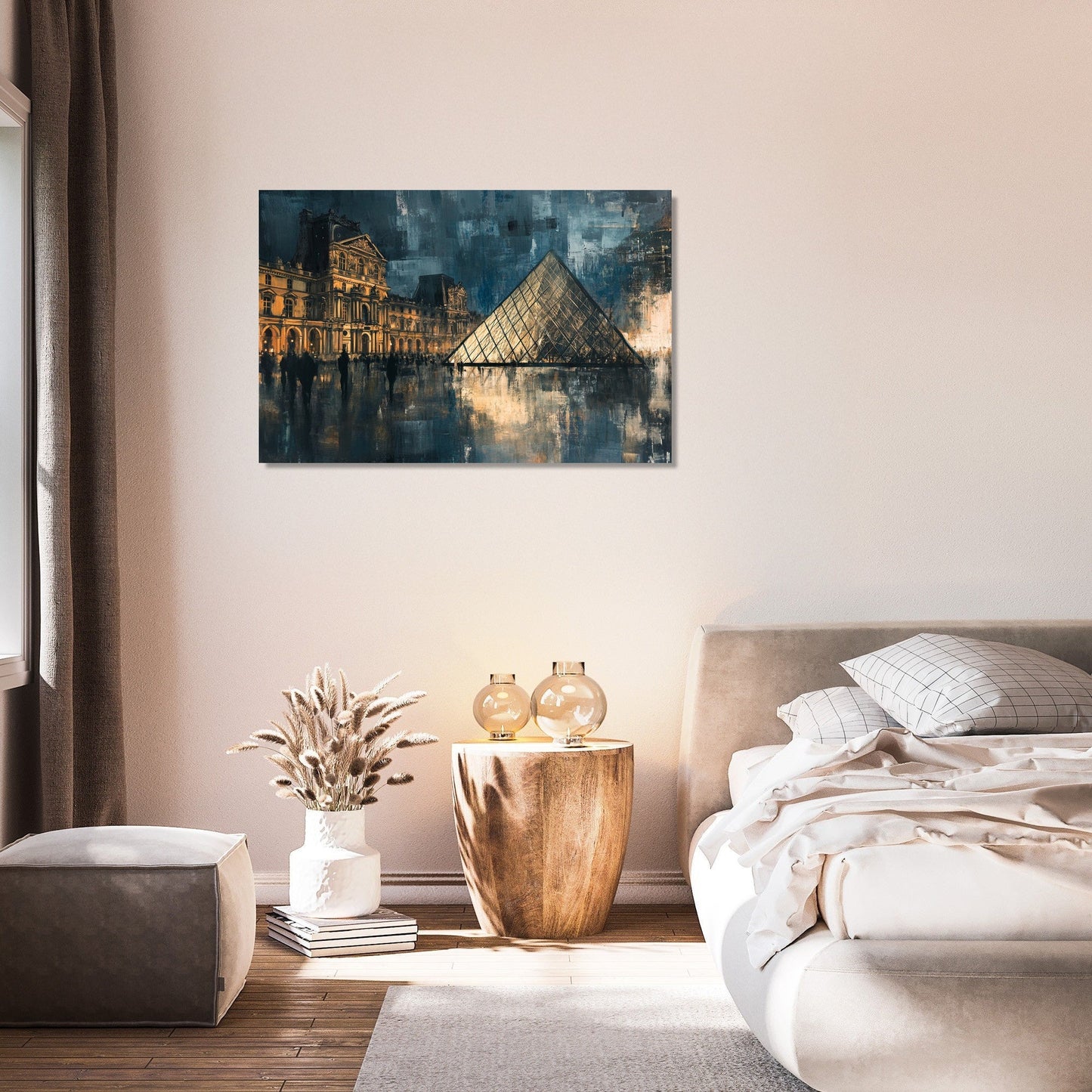 Twilight Whispers Louvre Canvas