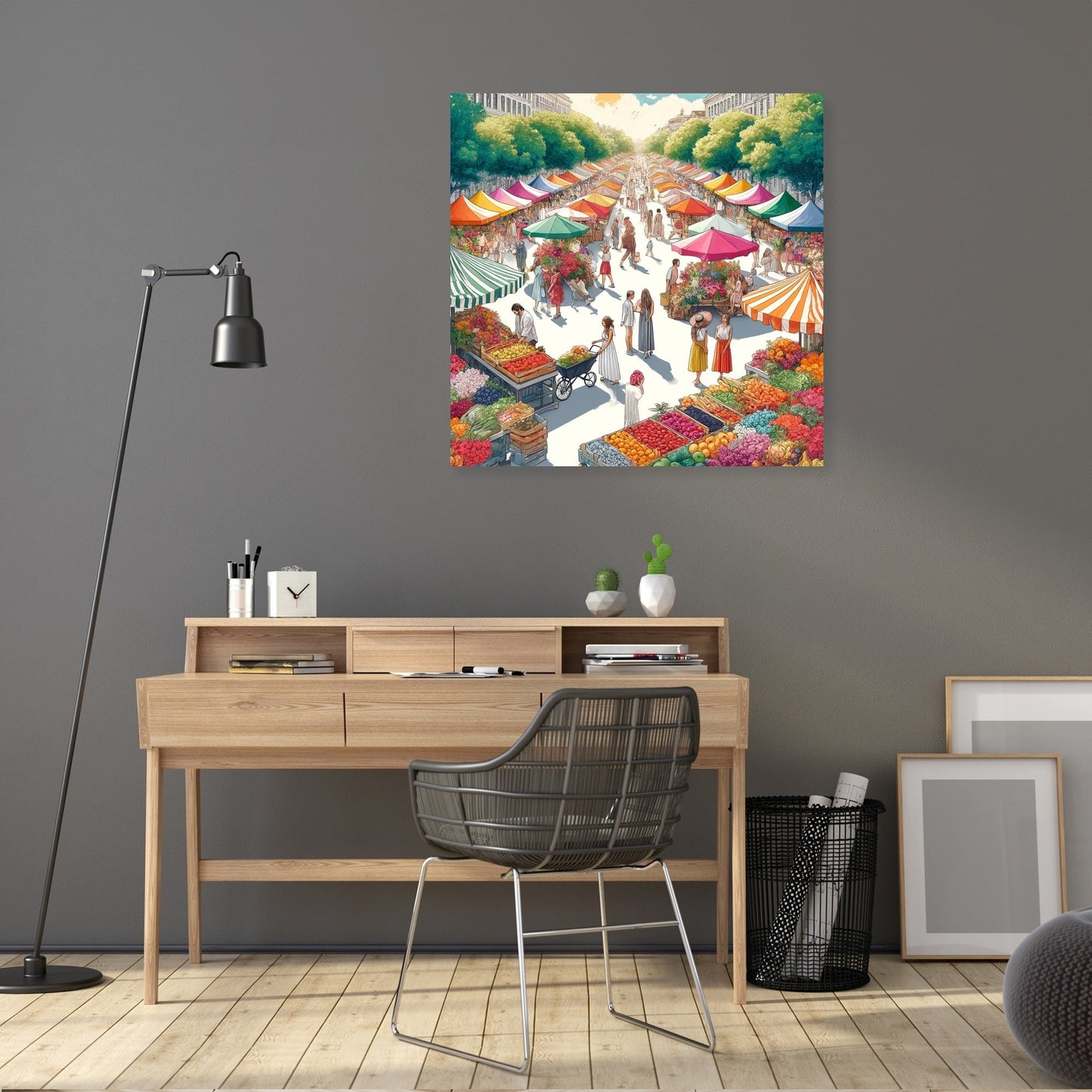 Market Vibrance Summer Canvas