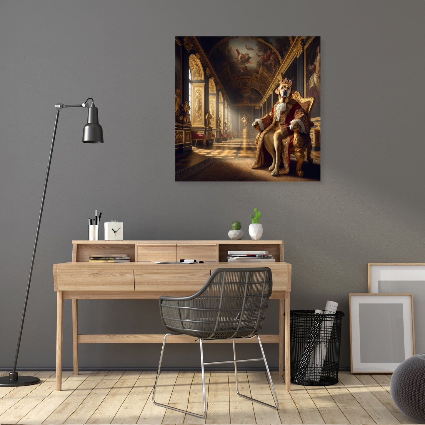 Baroque Labrador Royalty Canvas