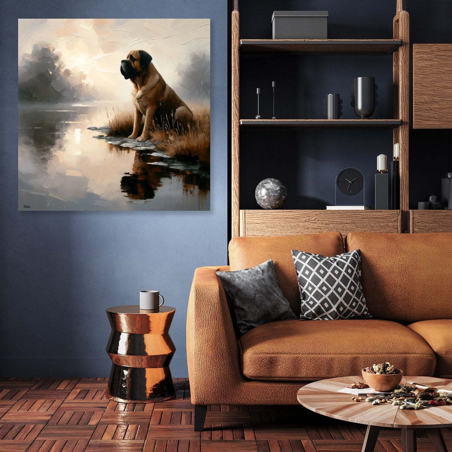 Dawn's Loyalty Bullmastiff Canvas