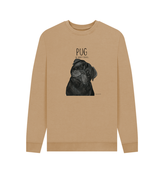 Snorty Potato Men's Crewneck – Cozy, Just Like Your Pug!