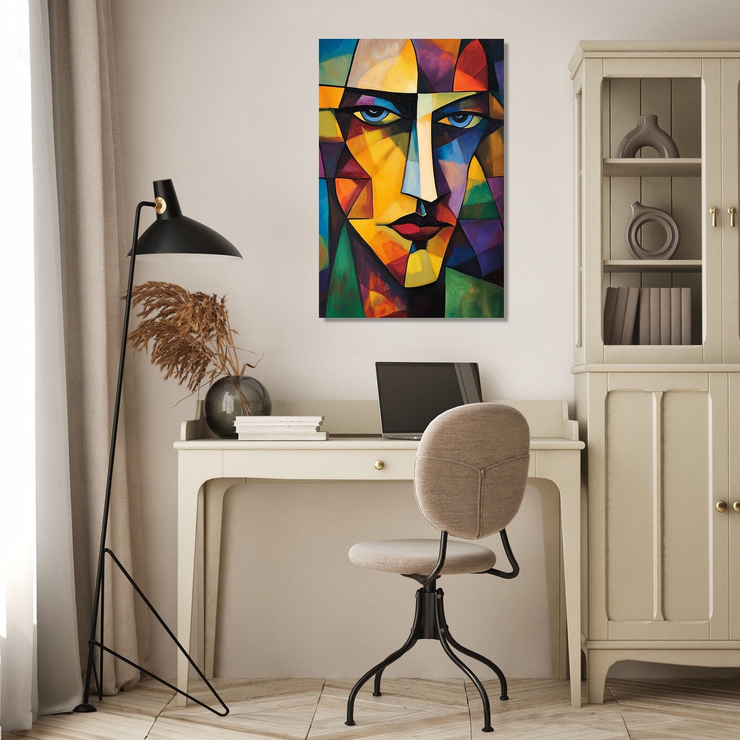 Cubist Rhythm Canvas