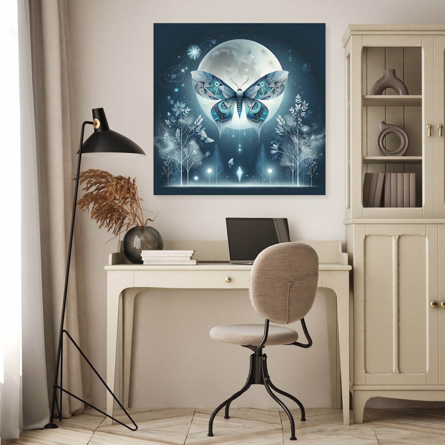 Mystical Moth Canvas