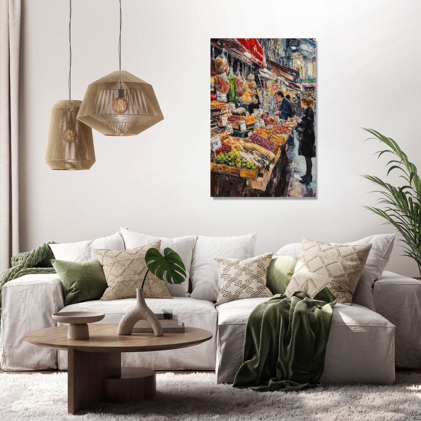 Victor Hugo Market Canvas