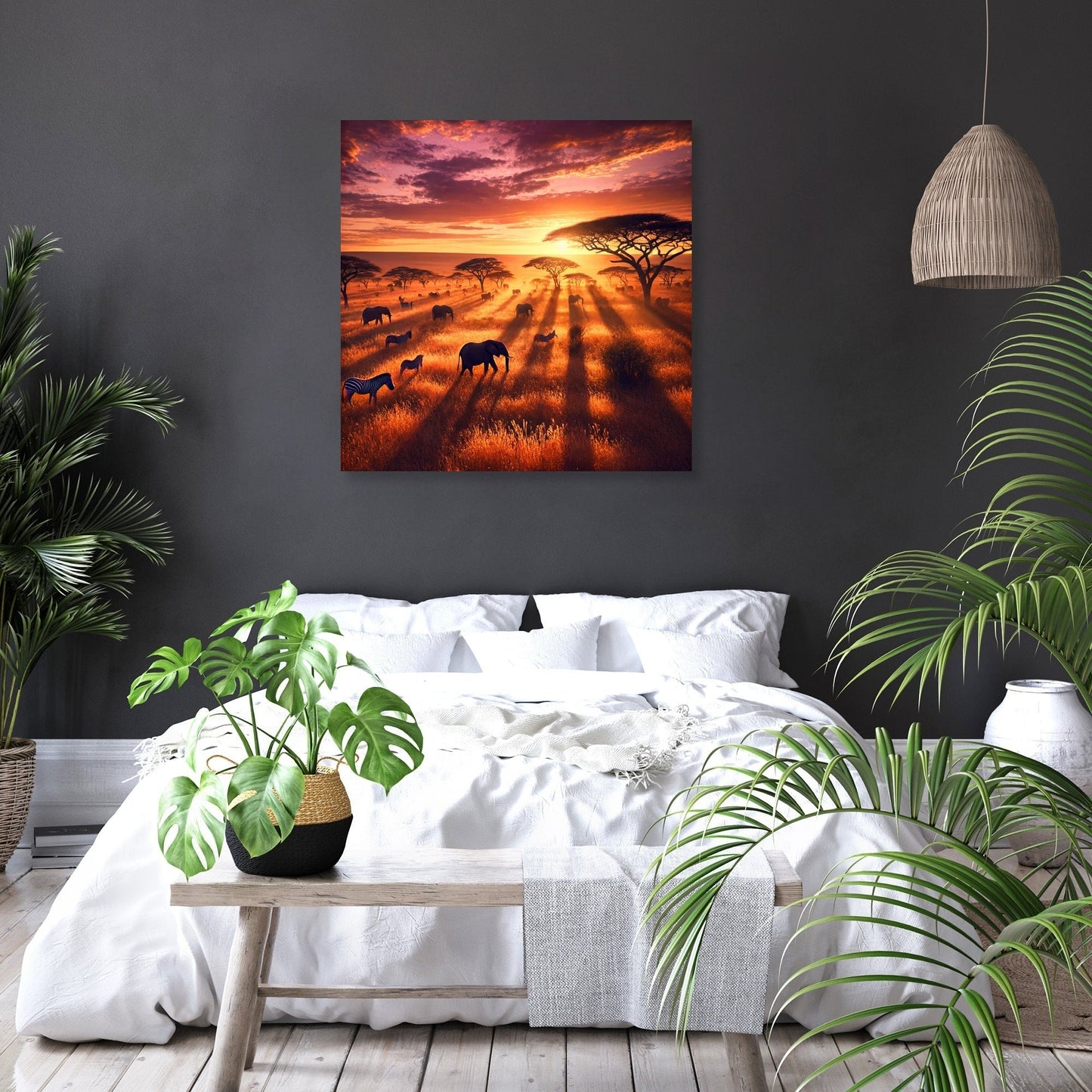 Golden Savannah Canvas
