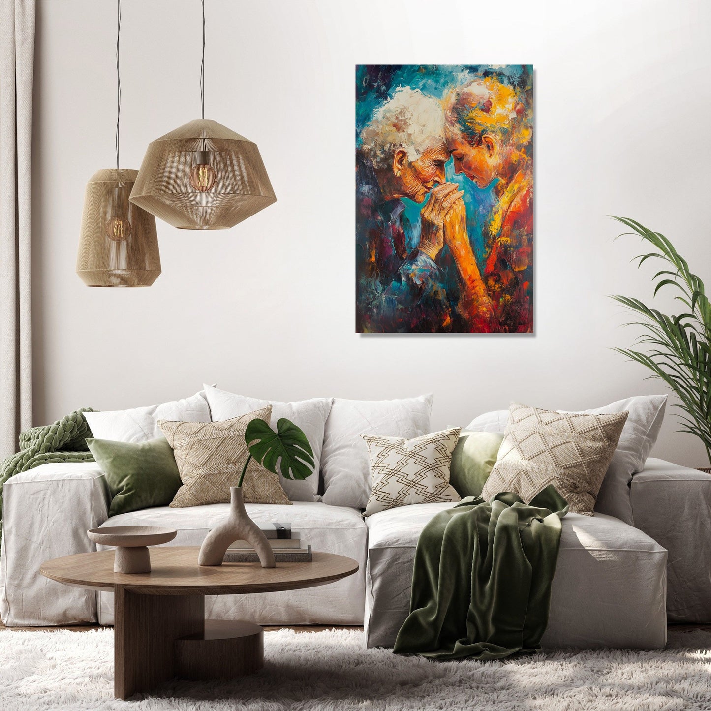 Gratitude Embrace Canvas