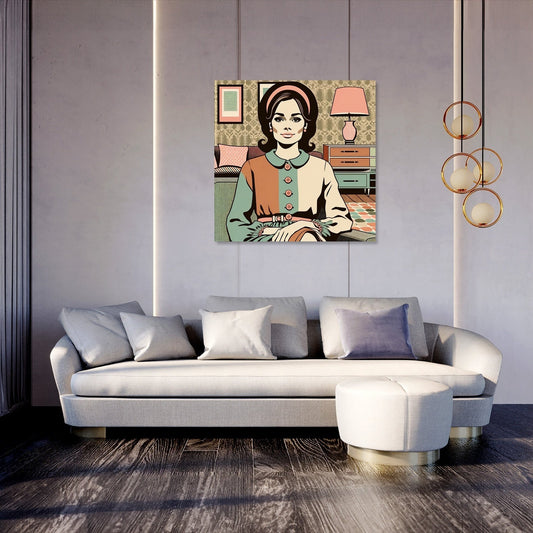 Retro Harmony Canvas