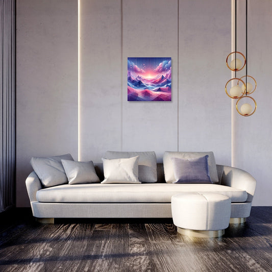 Pastel Virtuality: Geometric Dream Canvas