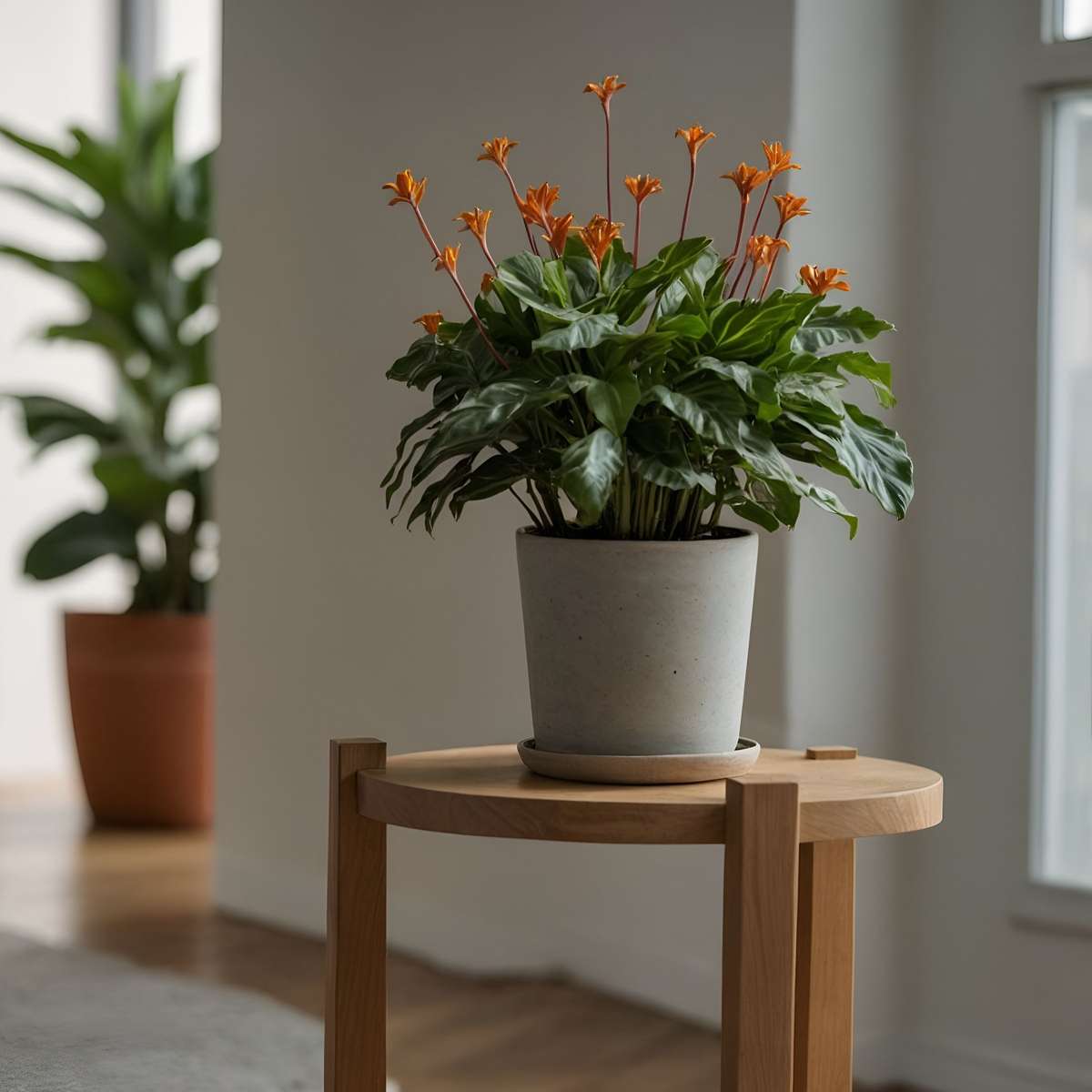 Prayer Plant - Calathea crocata 'Tassmania' - Height 40-50cm - ⌀14cm