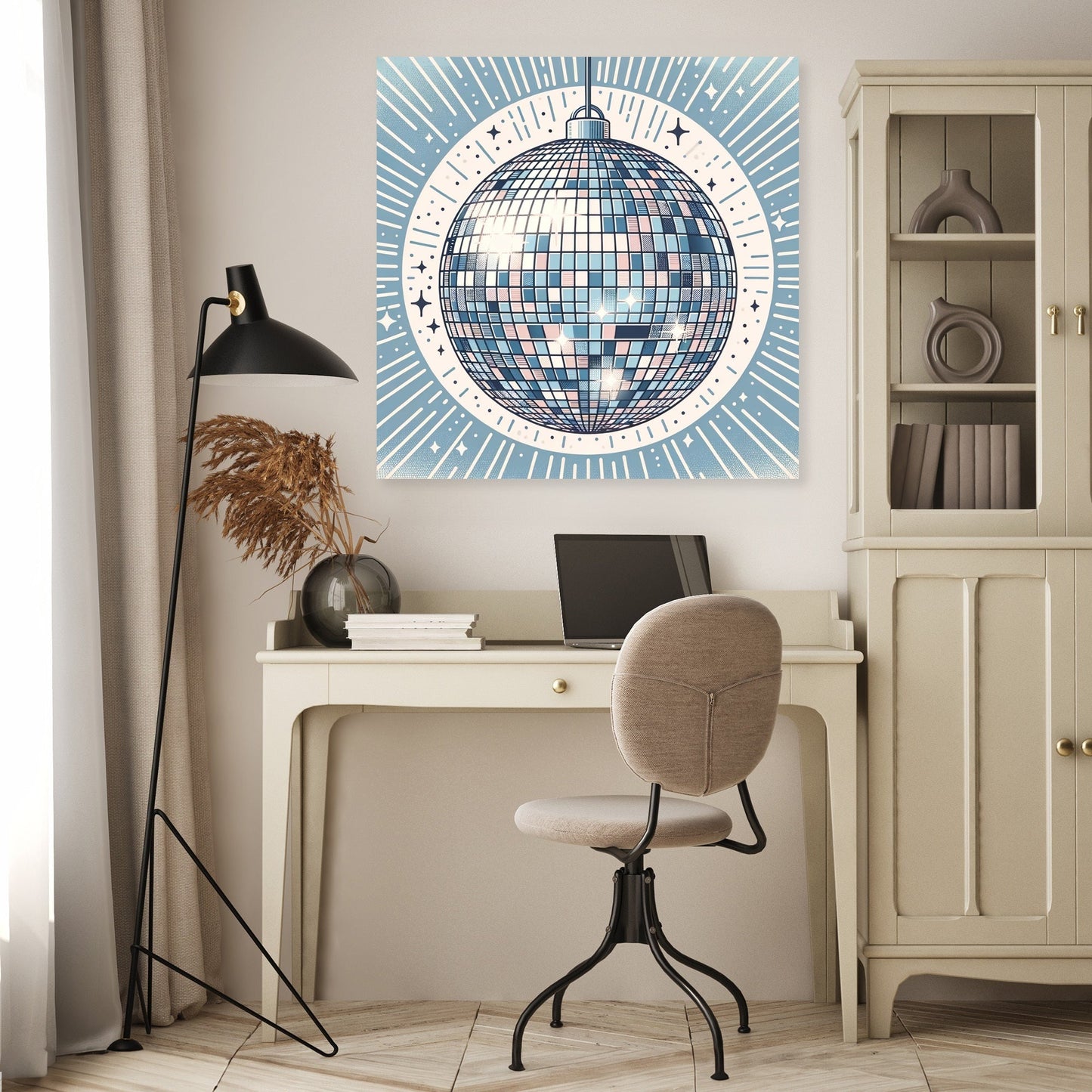 Nostalgic Disco Canvas