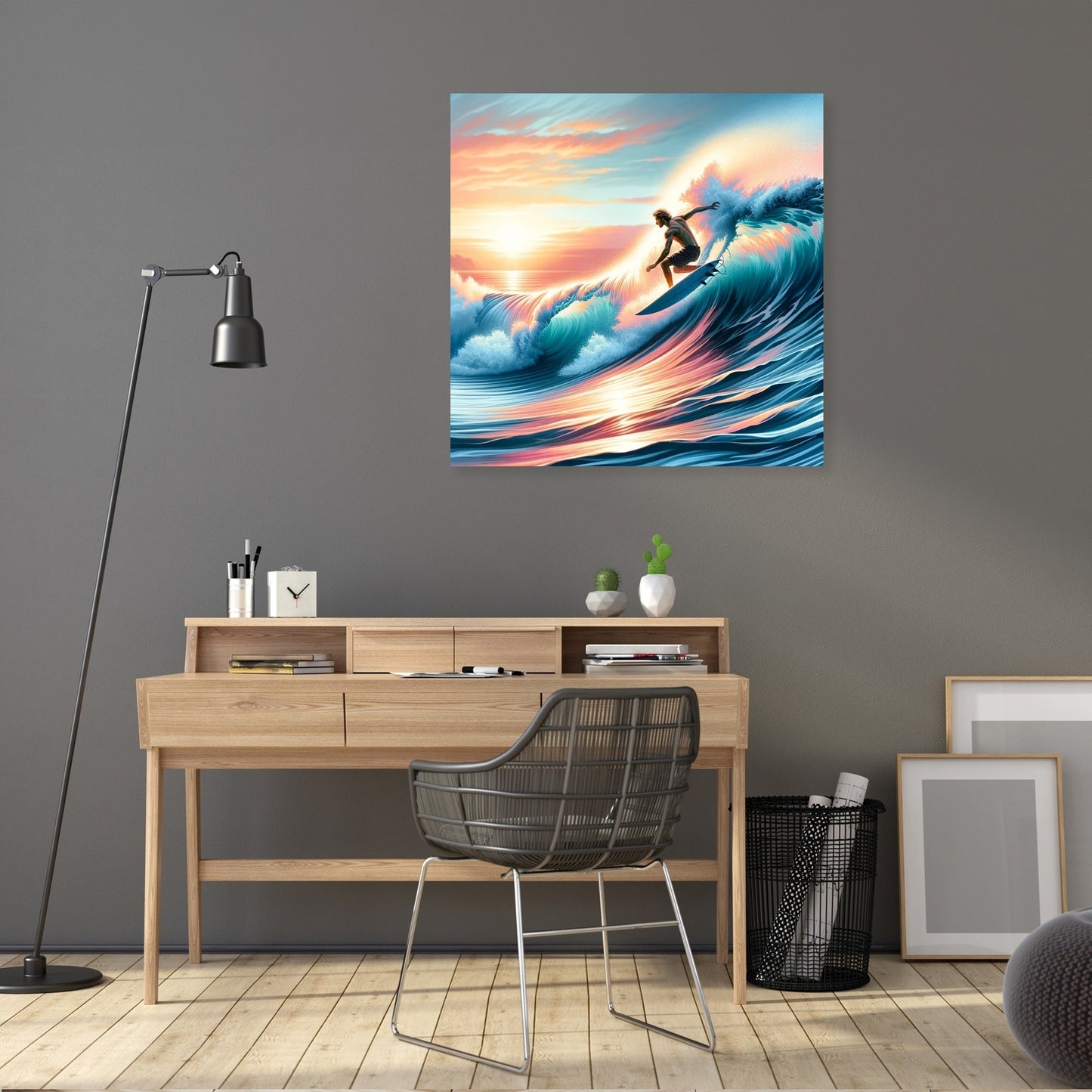 Sunrise Surf Canvas