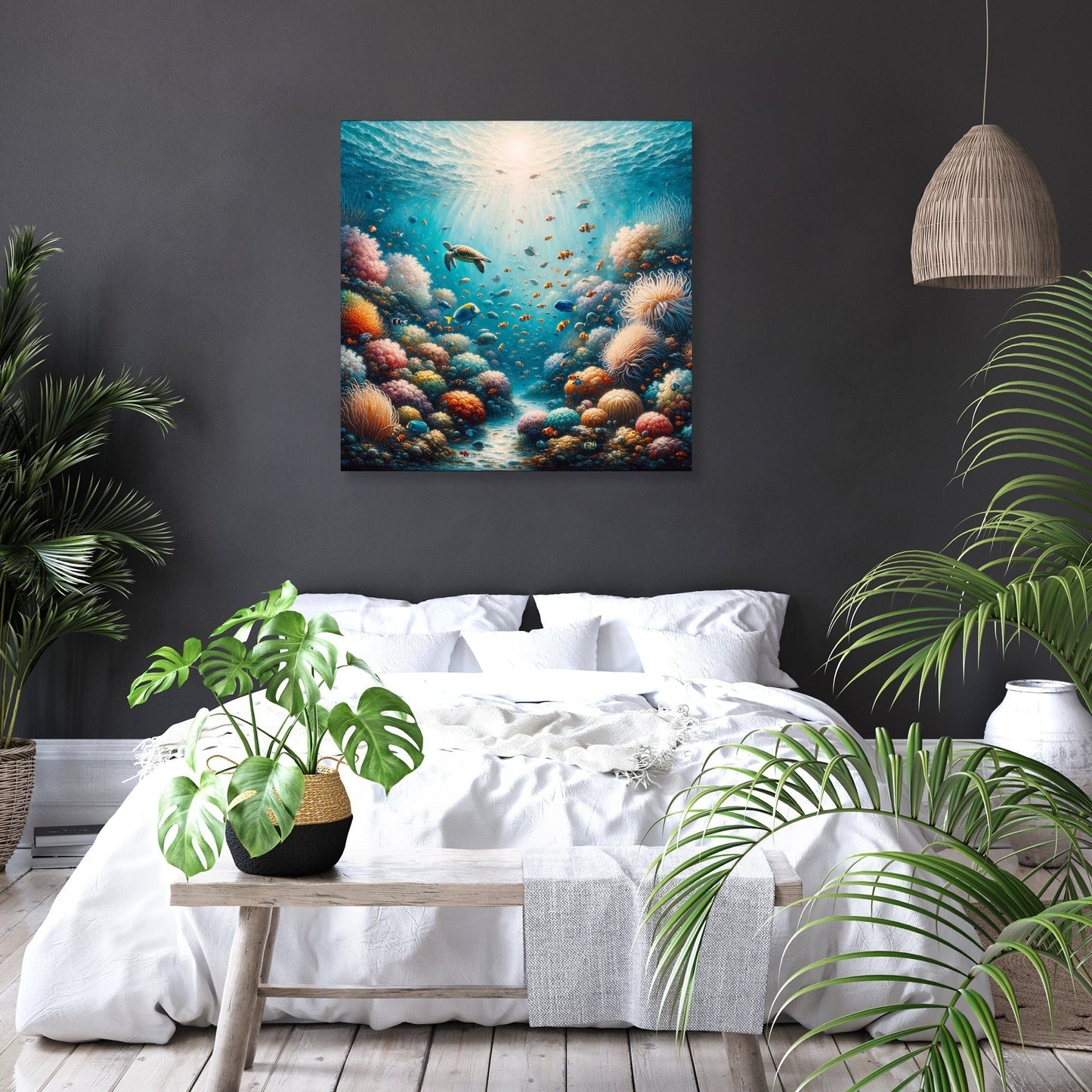 Ocean Depths Art Canvas