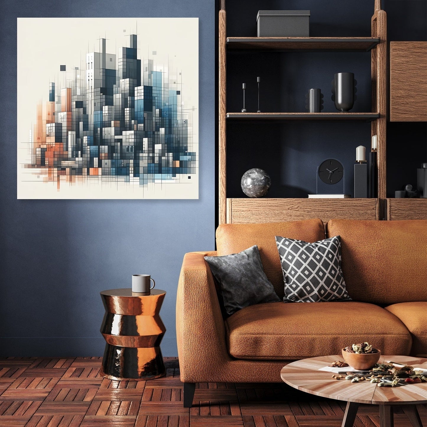 Cityscape Harmony Canvas
