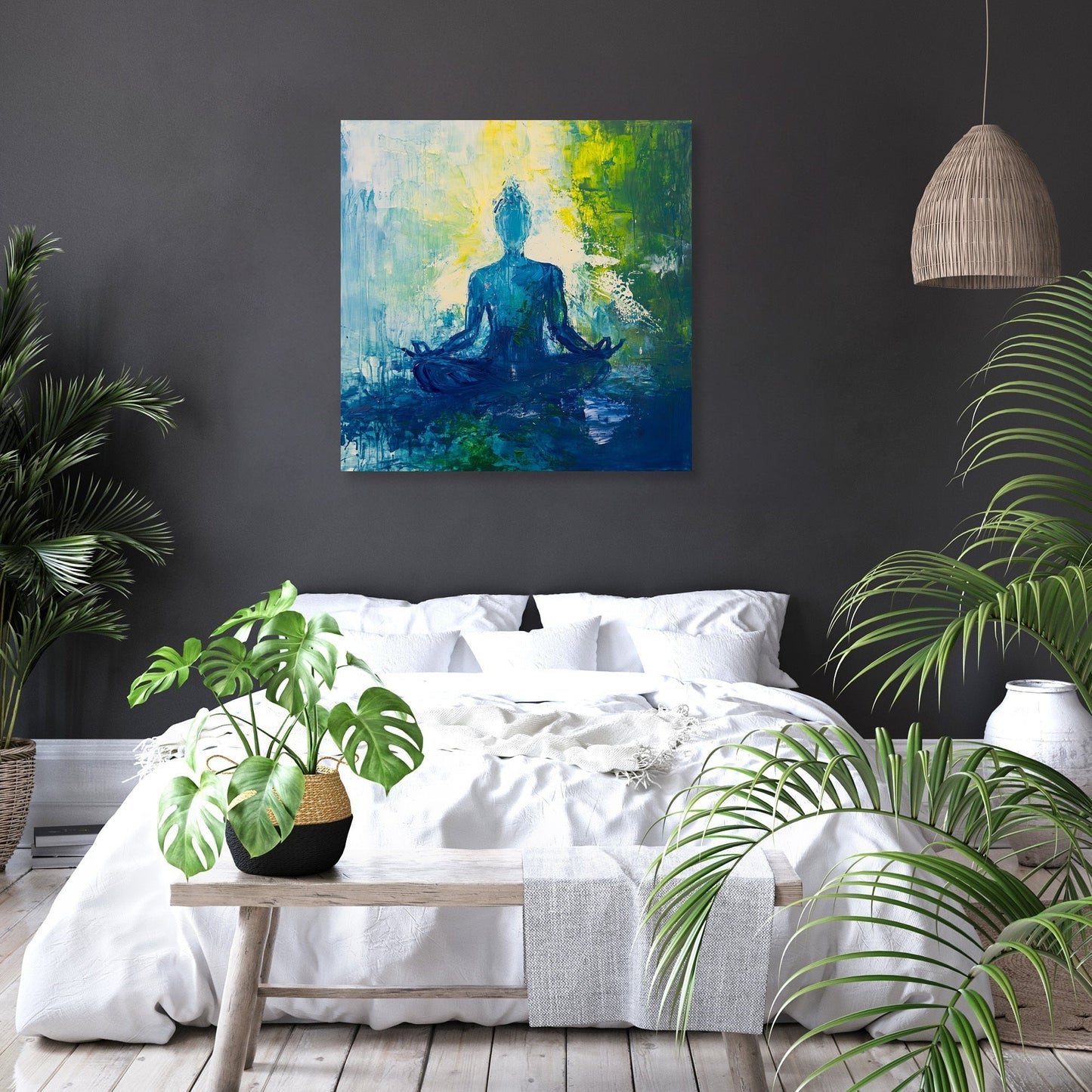 Mindfulness Meditative Canvas