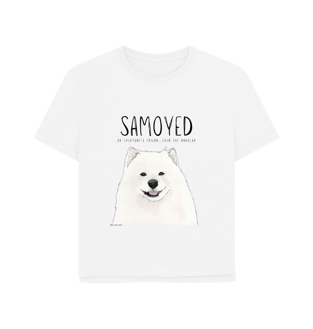 Fluff First, Questions Later – The Samoyed Tee for Professional Dog People
