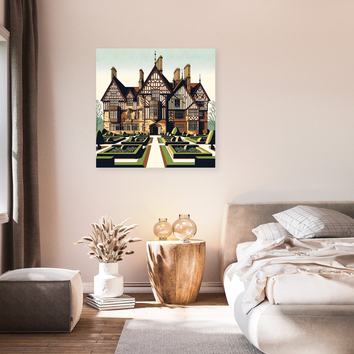 Liverpool Speke Hall Minimalist Vision Canvas