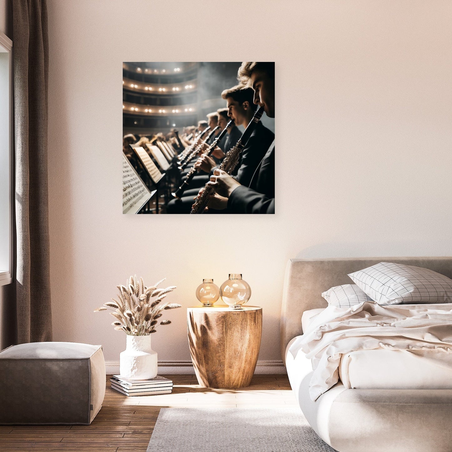 Orchestral Diagonals Canvas