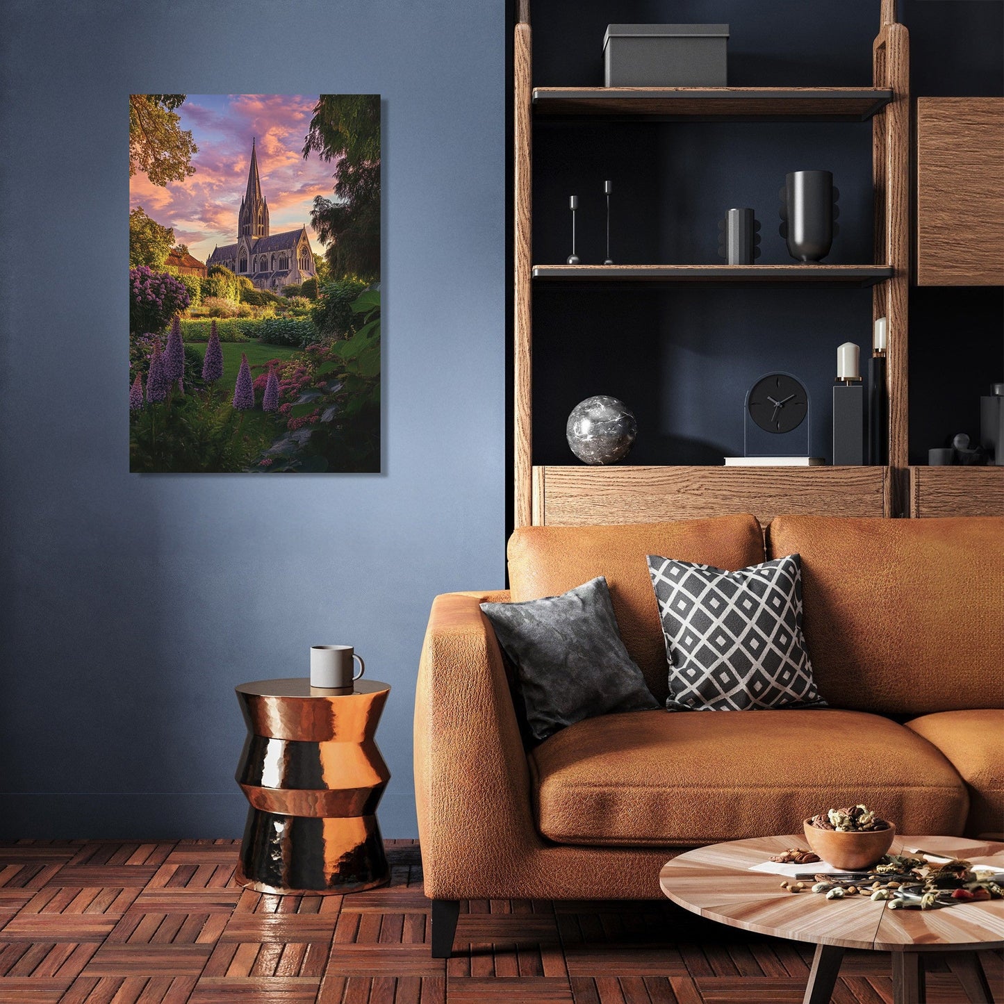 Salisbury Cathedral Twilight Canvas