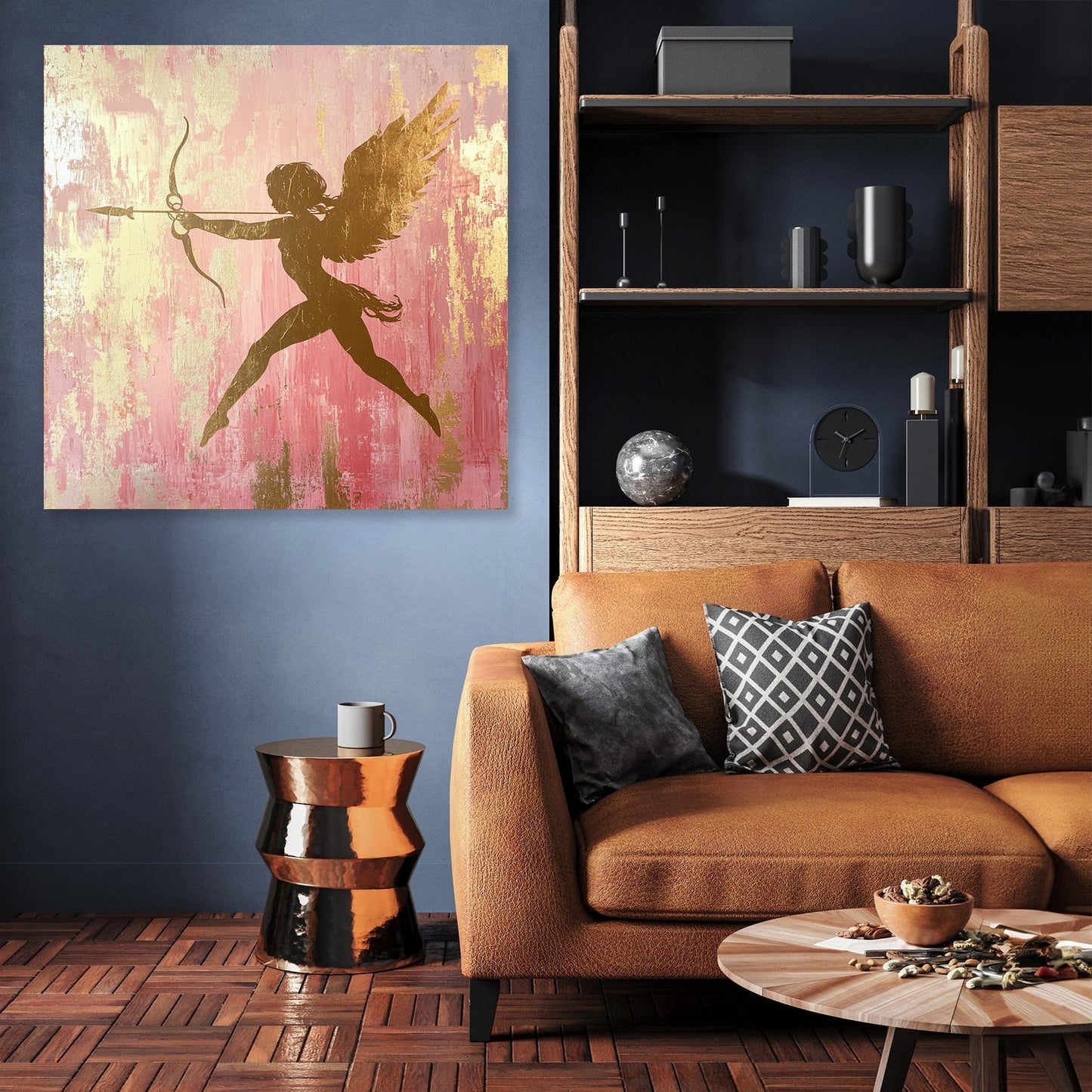 Cupid's Silhouette Canvas
