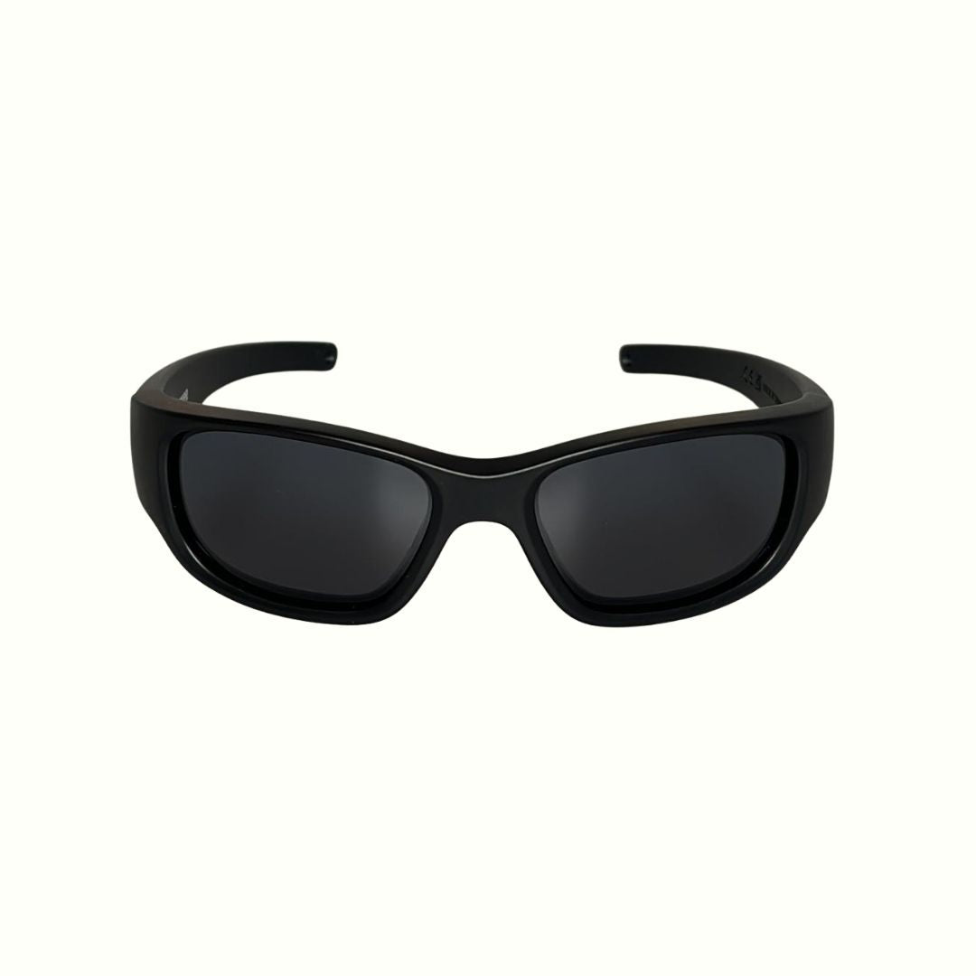 Jet Black Kids Sunglasses | Polarised Lens | Classic Fit | 6-12 Years