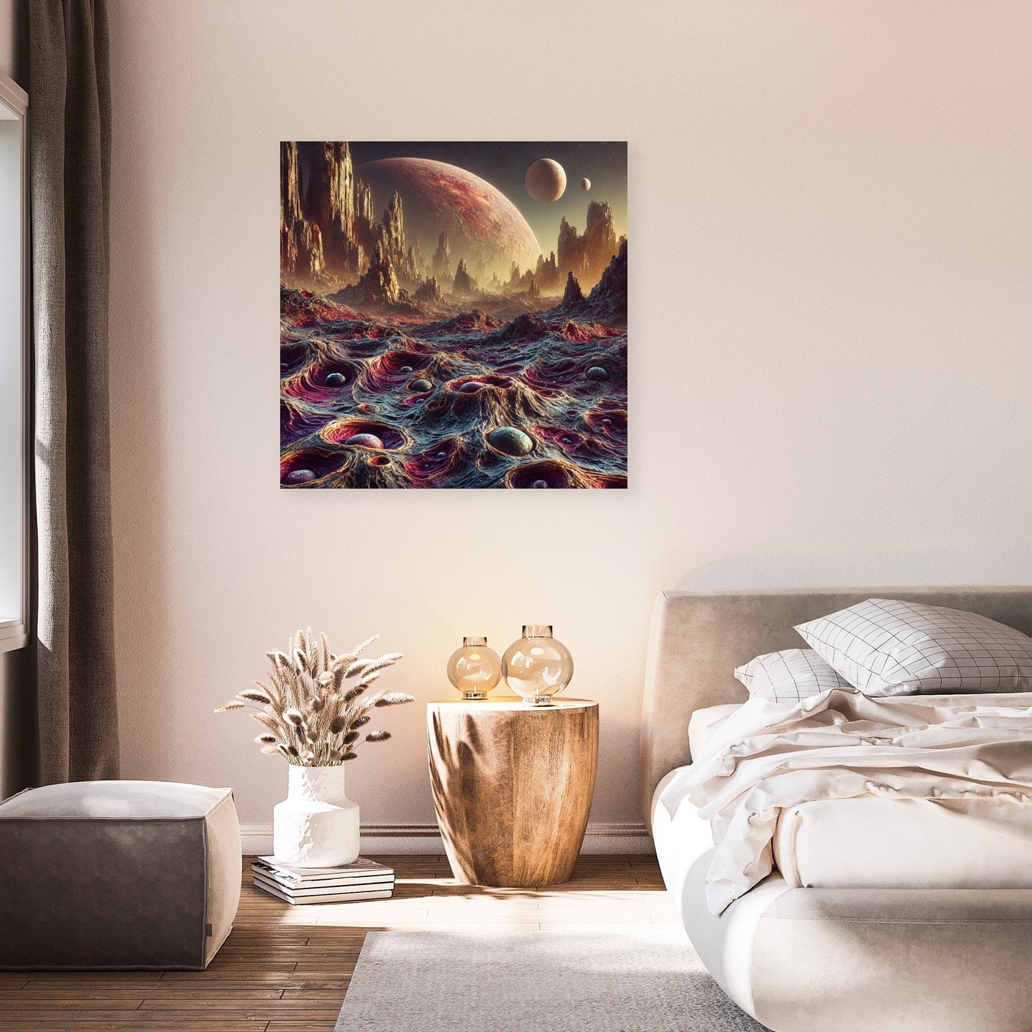 Alien Terrain Canvas