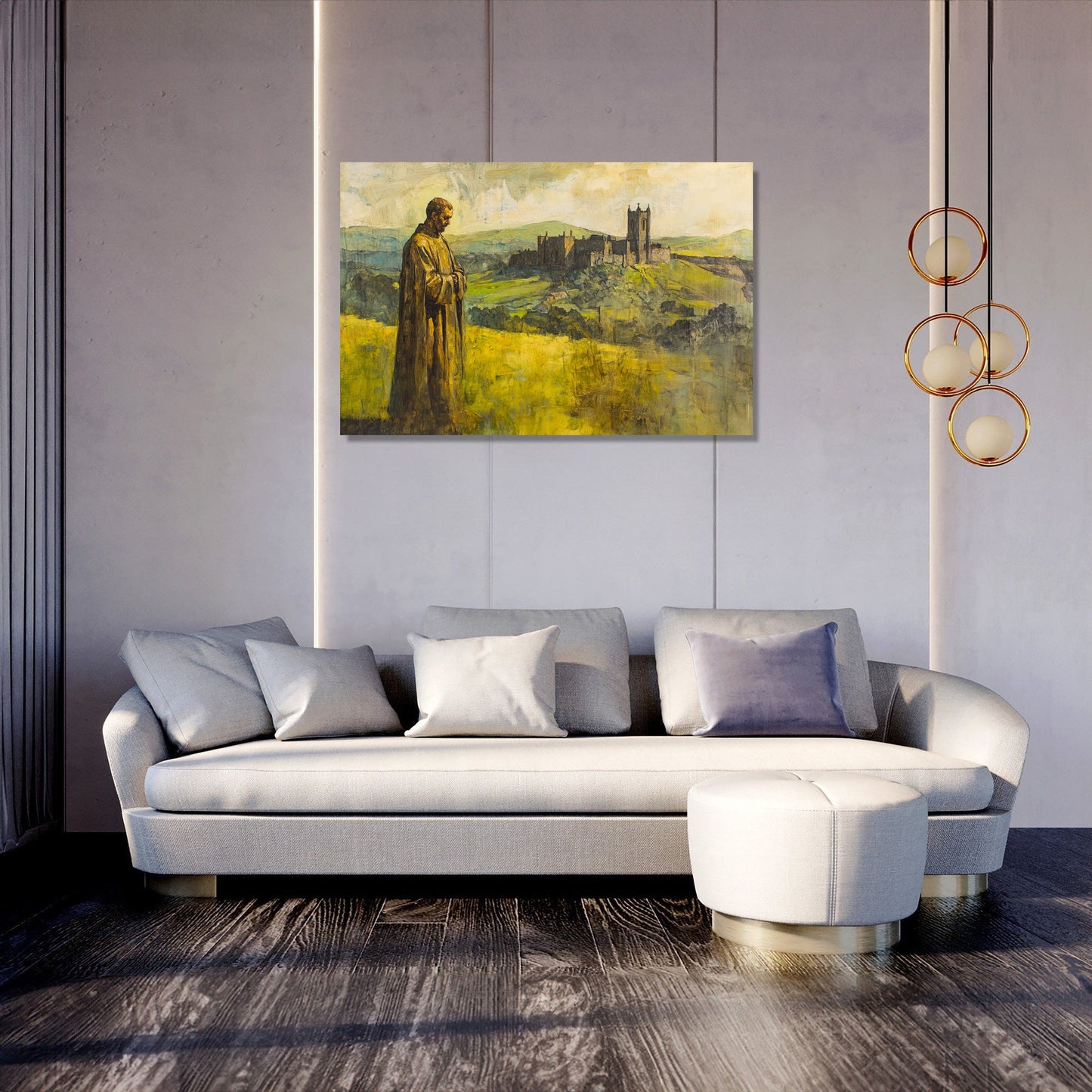 Saint David's Reverence Canvas