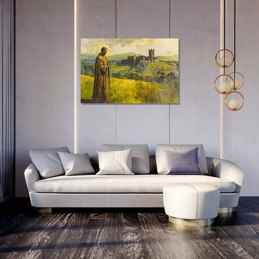 Saint David's Reverence Canvas