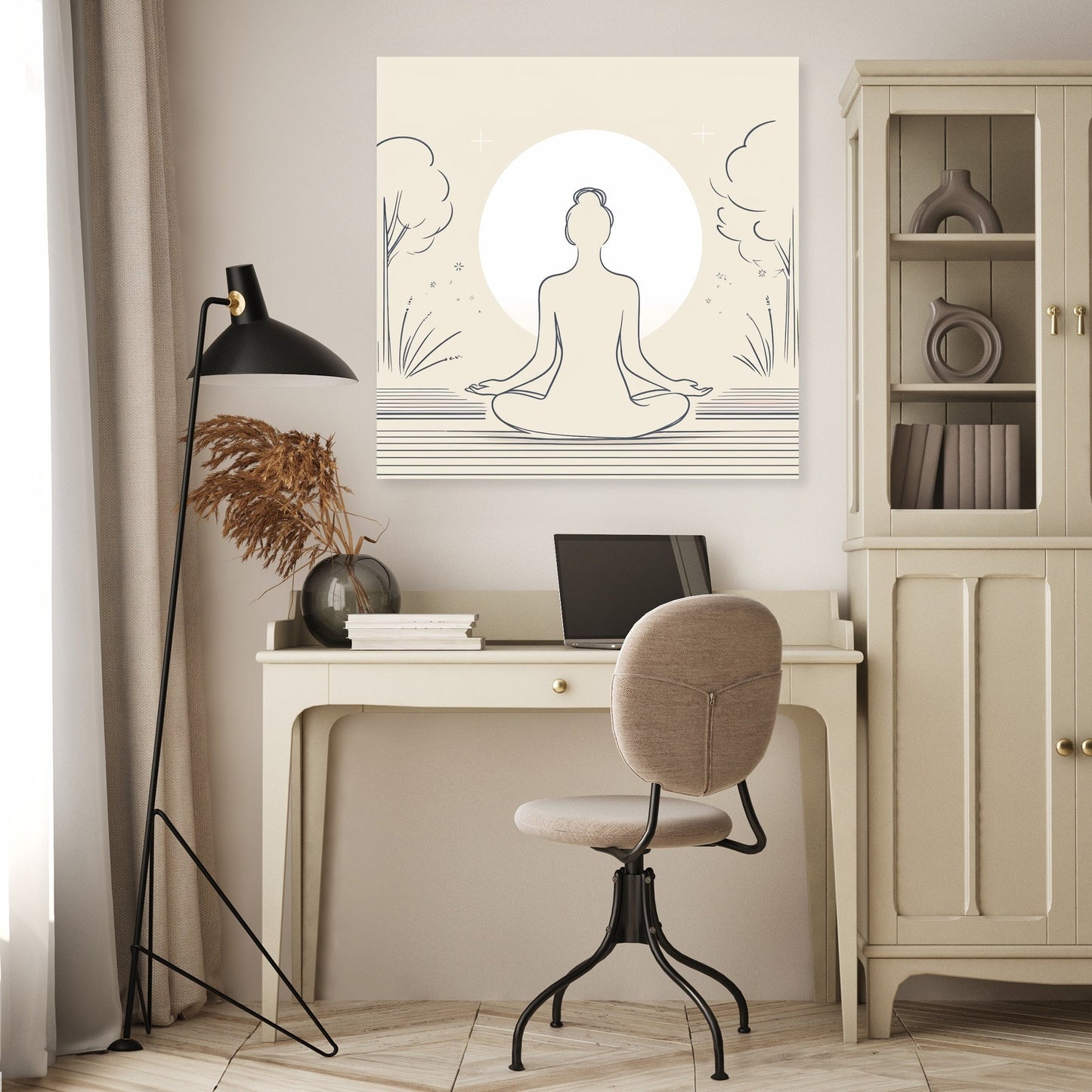 Serene Meditation Canvas