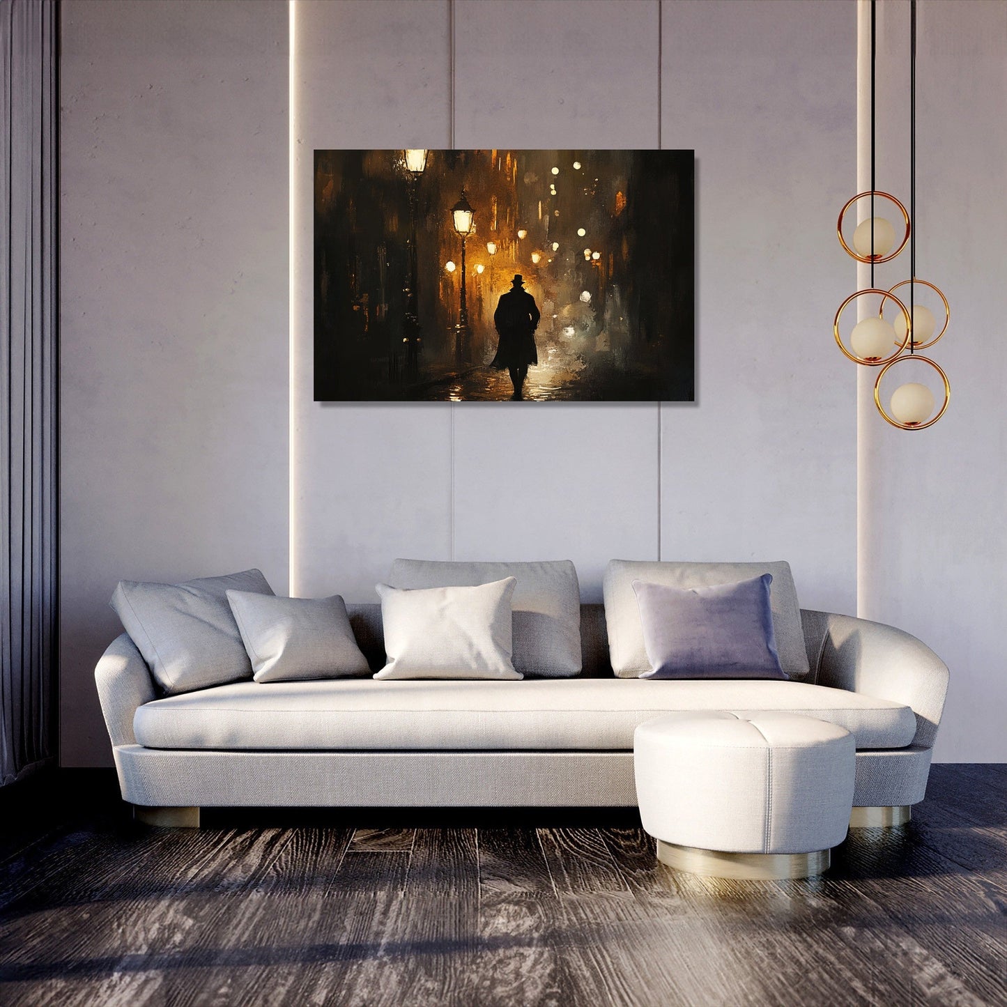 Nocturnal Shadows Canvas