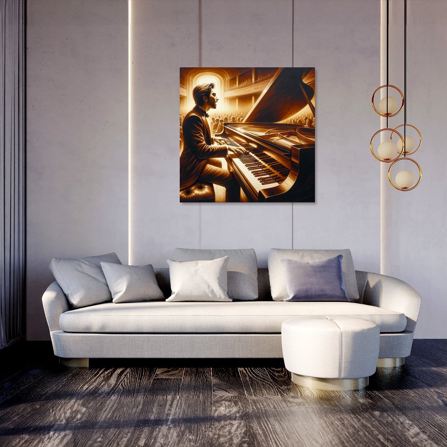 Pianist's Passion Canvas