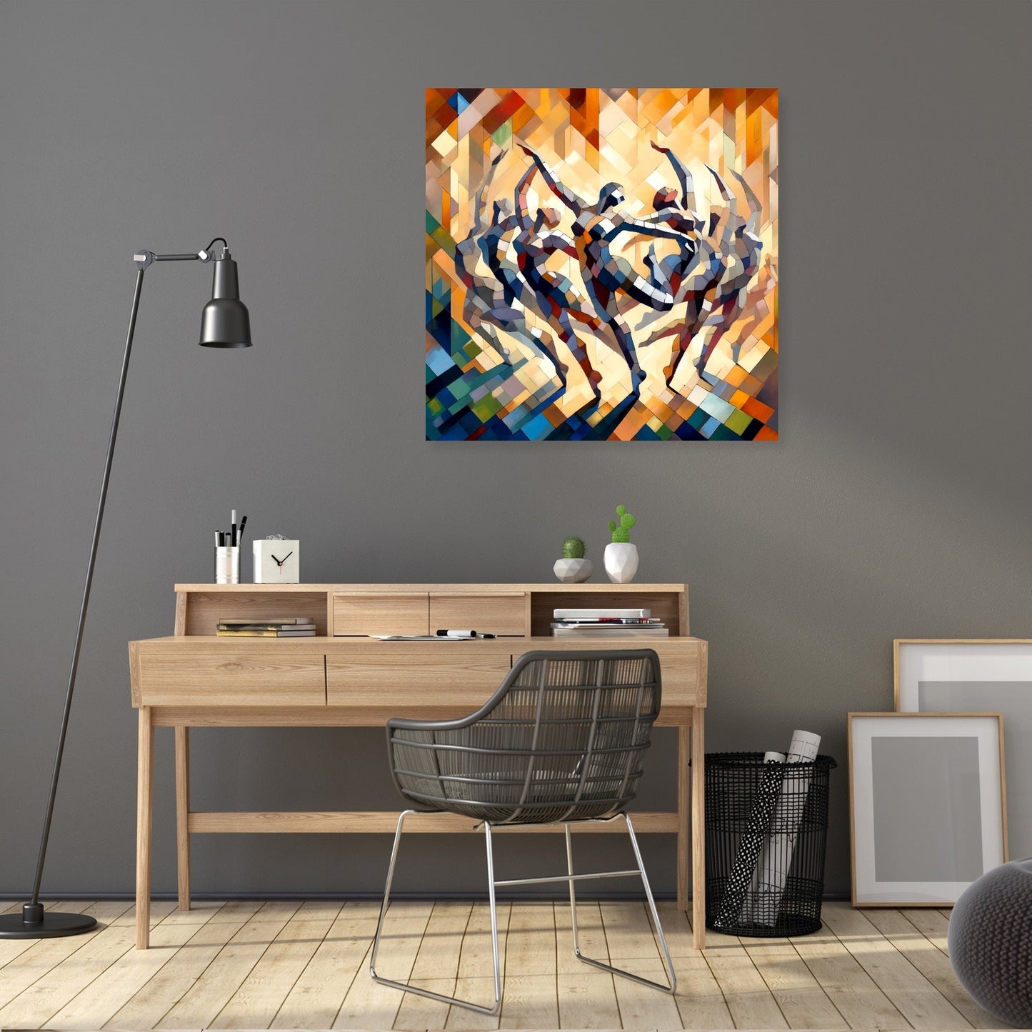 Rhythmic Dance Abstract Canvas
