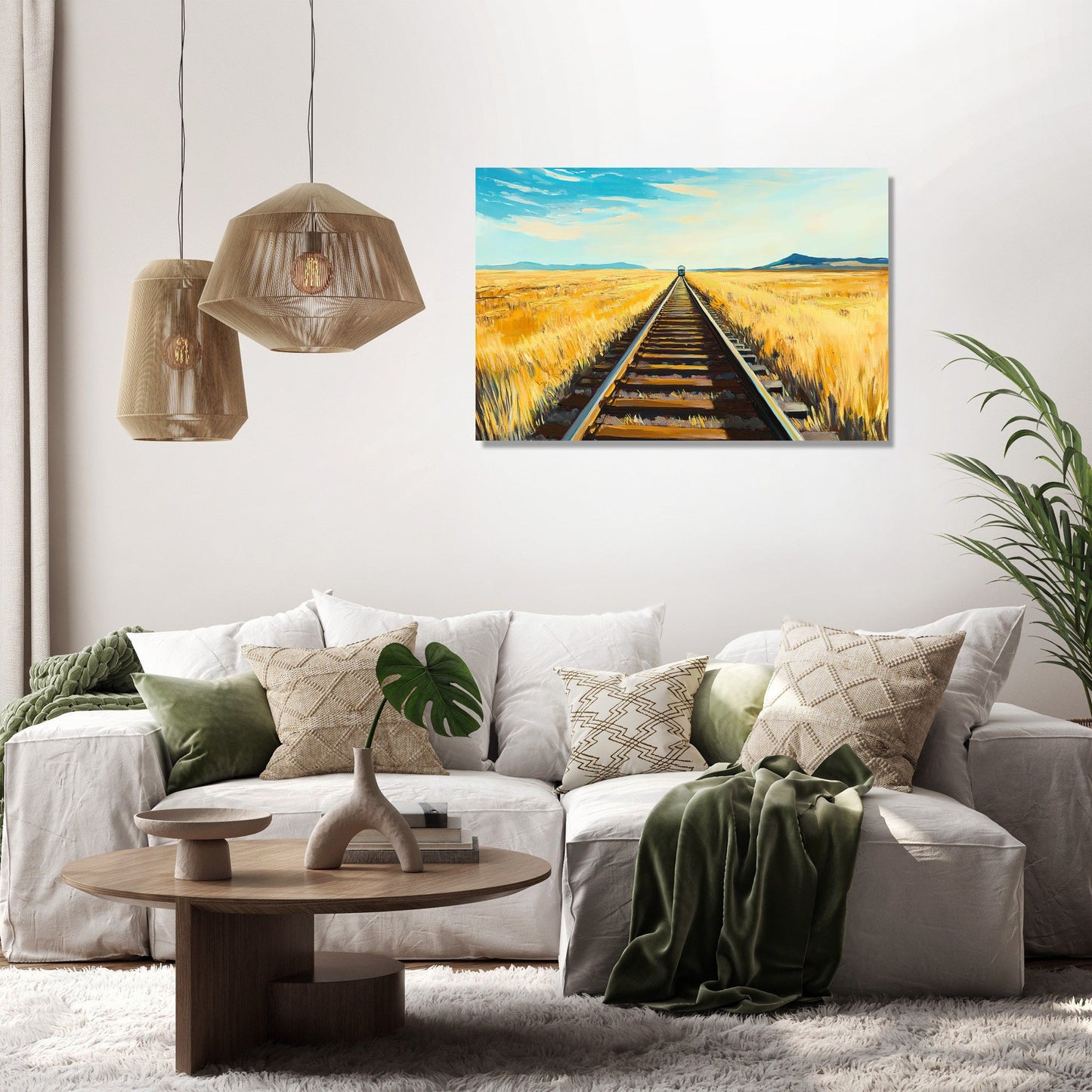 Heatwave Railway Canvas