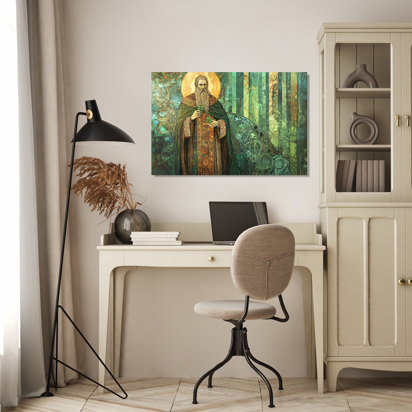 Saint Patrick’s Shamrock Canvas