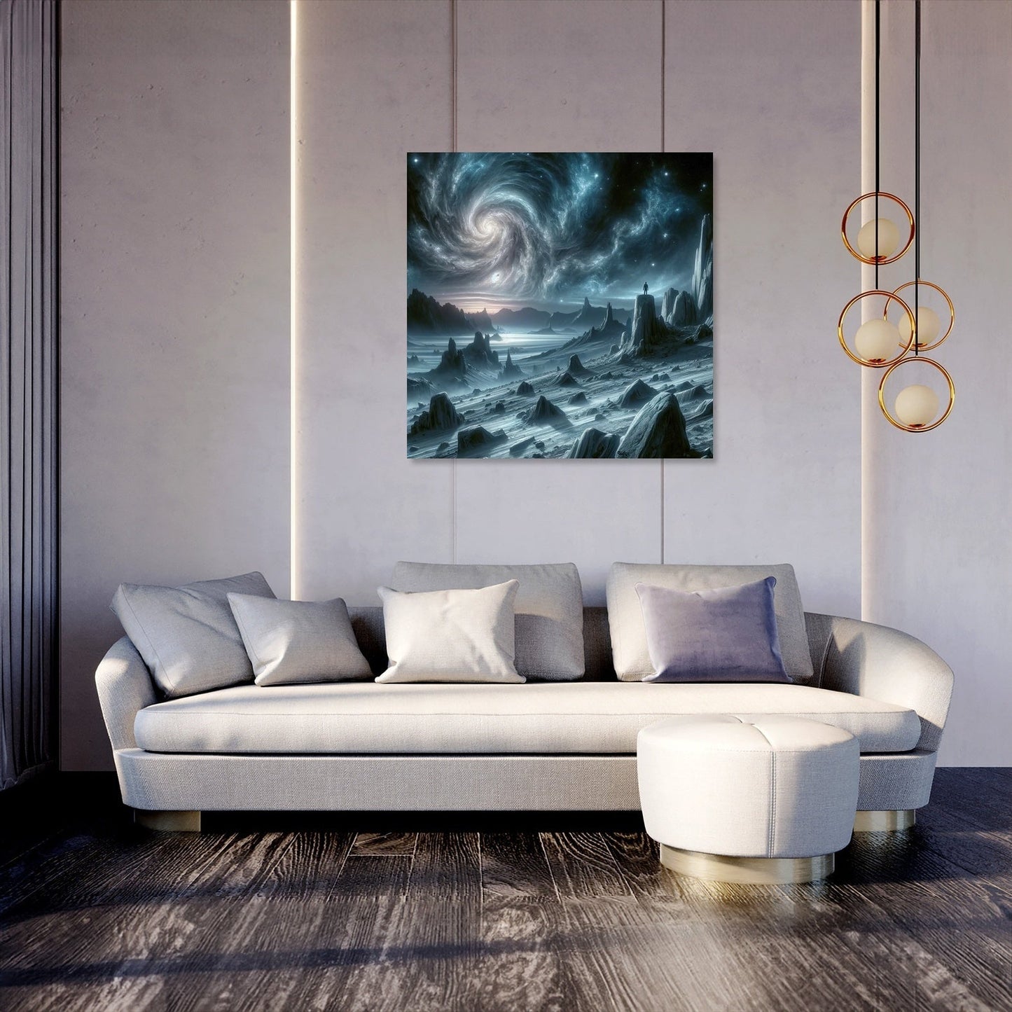 Lunar Solitude Canvas